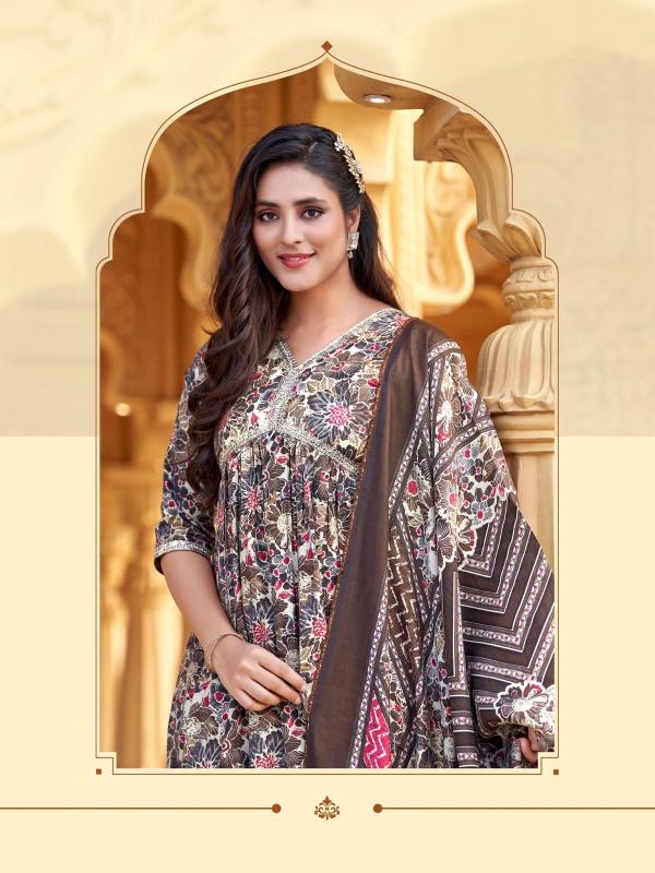 Hetvi Radha Ready Made Chanderi Modal Printed Collection